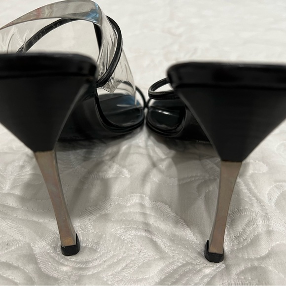 Gucci open toe leather slide heels - Picture 6 of 7